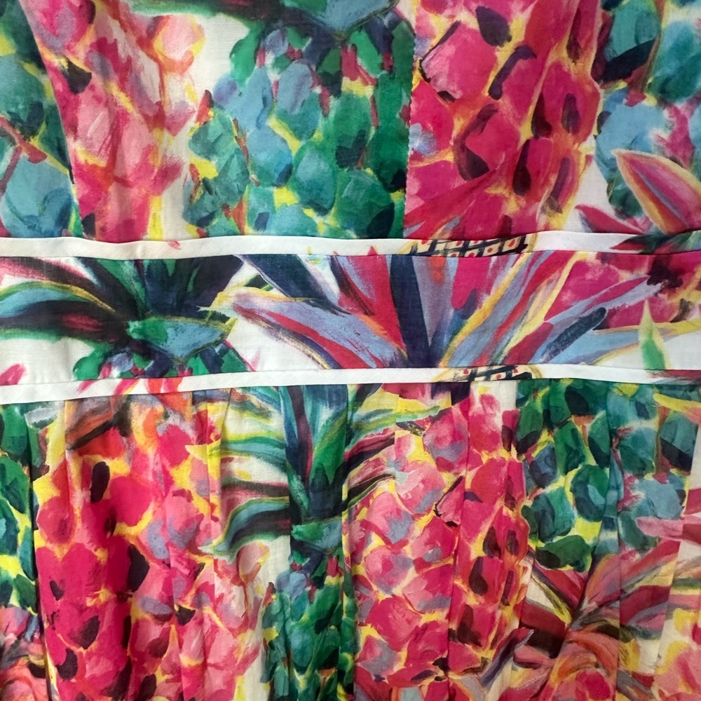 J.Crew Ratti Pineapple Summer Dress- size 14 
Hard to find!! - Picture 12 of 13